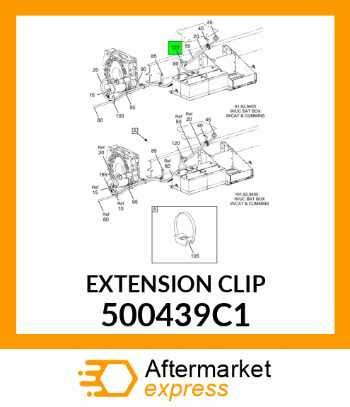 EXTENSION CLIP 500439C1