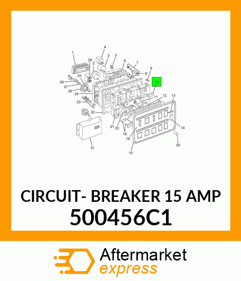CIRCUIT- BREAKER 15 AMP 500456C1