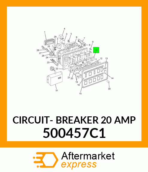 CIRCUIT- BREAKER 20 AMP 500457C1