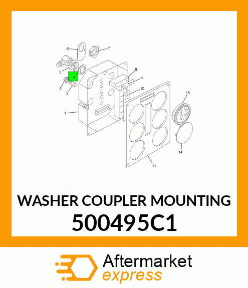 WASHER COUPLER MOUNTING 500495C1