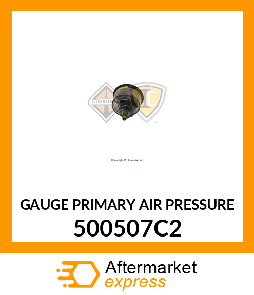 GAUGE PRIMARY AIR PRESSURE 500507C2