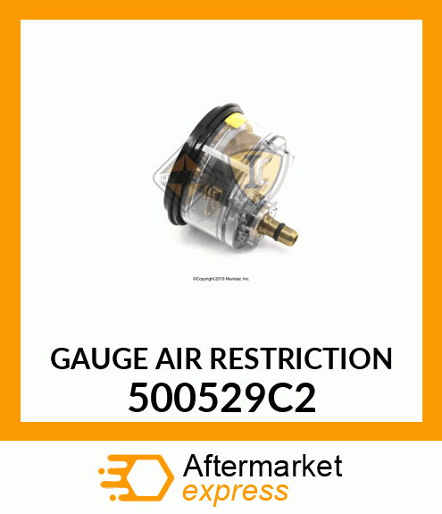 GAUGE AIR RESTRICTION 500529C2