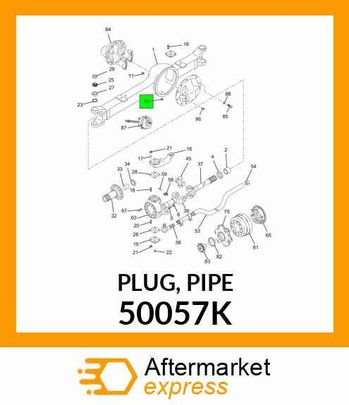 PLUG, PIPE 50057K