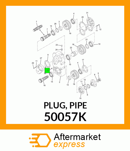 PLUG, PIPE 50057K