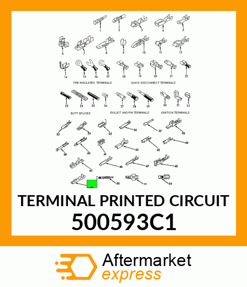 TERMINAL PRINTED CIRCUIT 500593C1