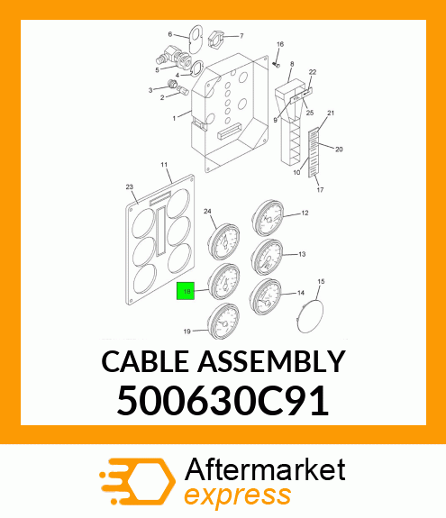 CABLE ASSEMBLY 500630C91