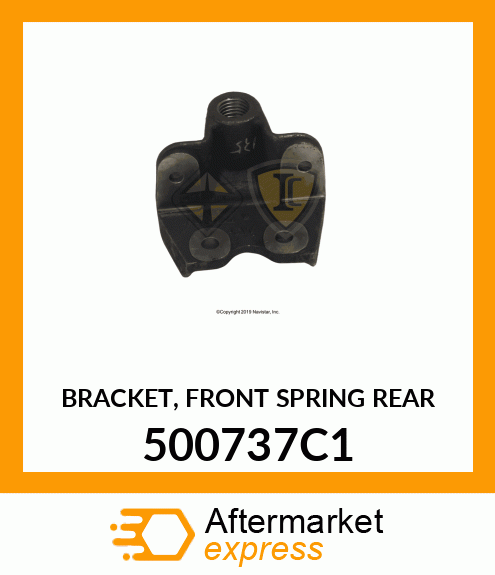 BRACKET, FRONT SPRING REAR 500737C1