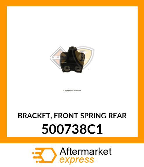 BRACKET, FRONT SPRING REAR 500738C1