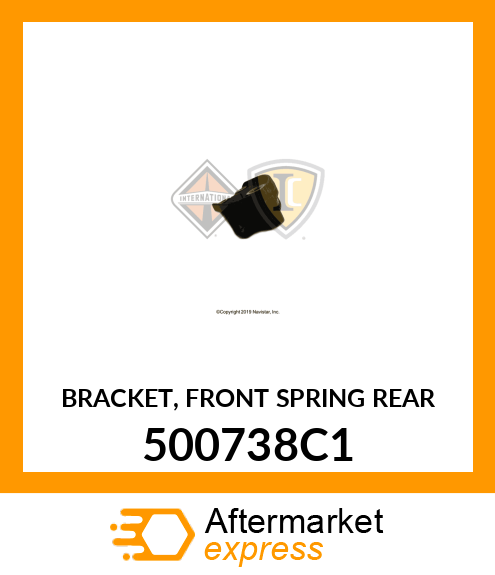 BRACKET, FRONT SPRING REAR 500738C1