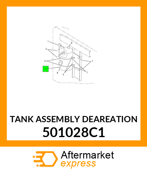 TANK ASSEMBLY DEAREATION 501028C1