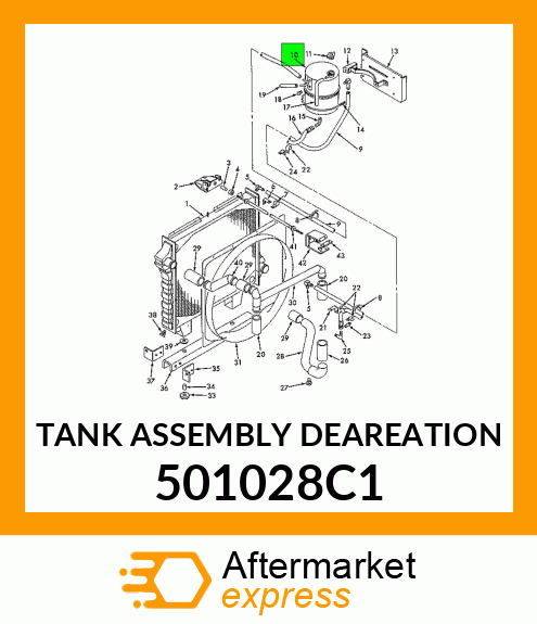 TANK ASSEMBLY DEAREATION 501028C1