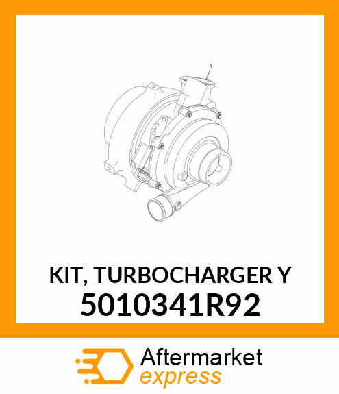 KIT, TURBOCHARGER Y 5010341R92