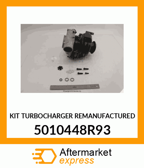 KIT TURBOCHARGER REMANUFACTURED 5010448R93