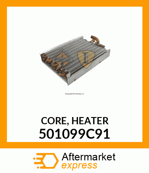 CORE, HEATER 501099C91