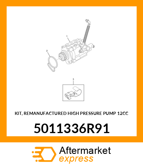 KIT, REMANUFACTURED HIGH PRESSURE PUMP 12CC 5011336R91