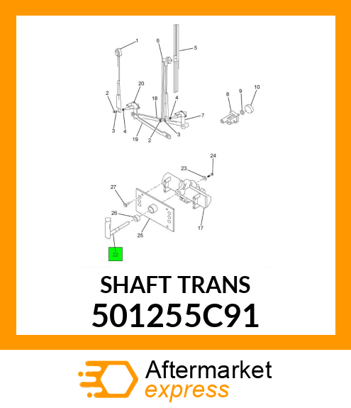 SHAFT TRANS 501255C91