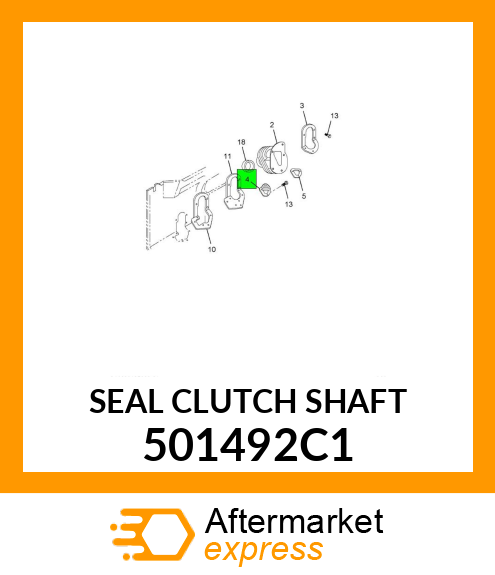 SEAL CLUTCH SHAFT 501492C1