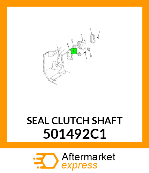 SEAL CLUTCH SHAFT 501492C1