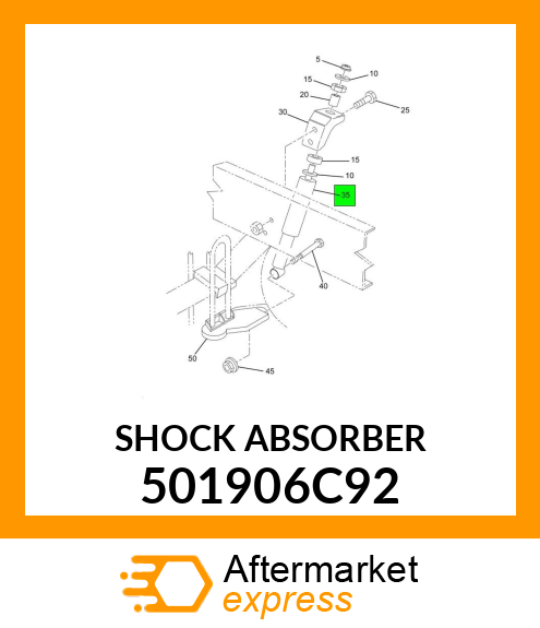 ABSORBER, SHOCK ABSORBER 501906C92