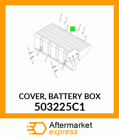 COVER, BATTERY BOX 503225C1