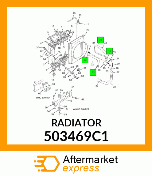 RADIATOR 503469C1