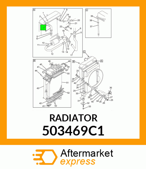 RADIATOR 503469C1