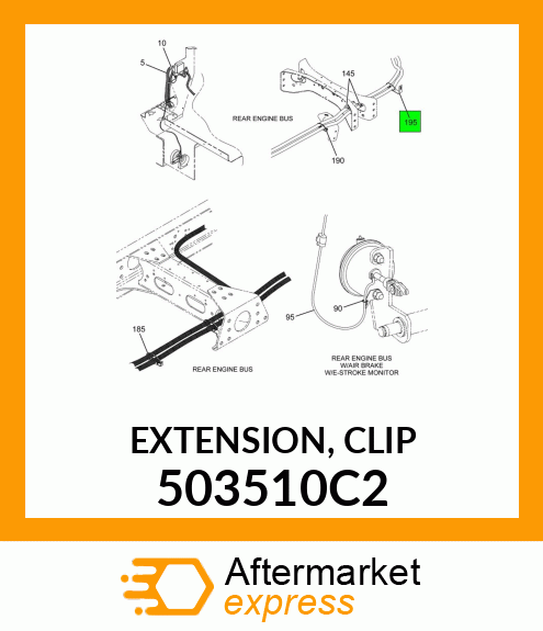 EXTENSION, CLIP 503510C2