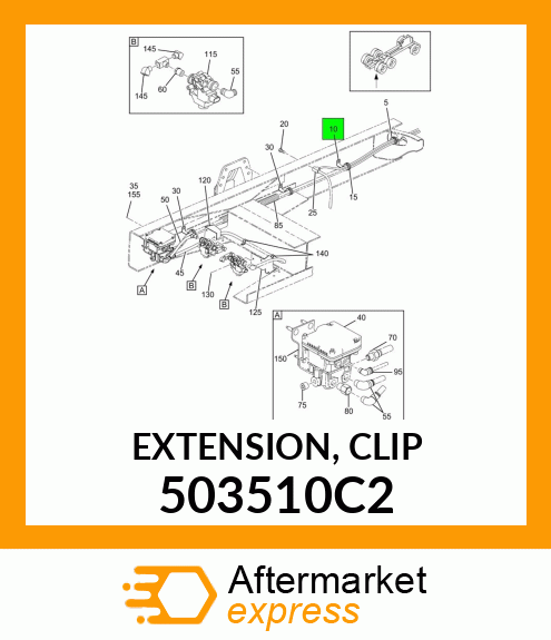 EXTENSION, CLIP 503510C2