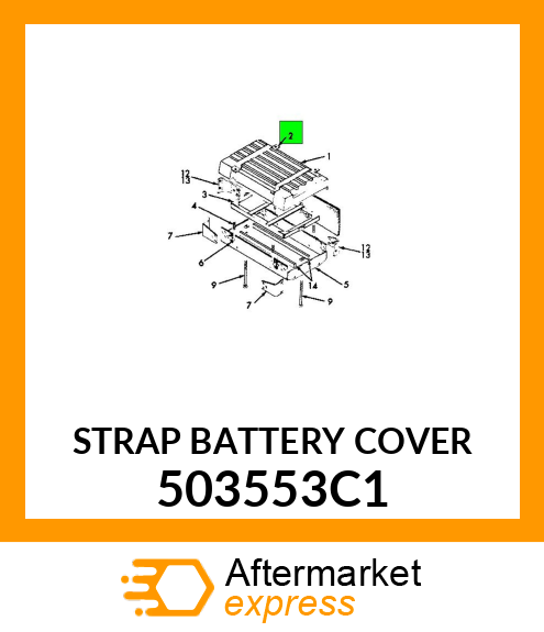 STRAP BATTERY COVER 503553C1