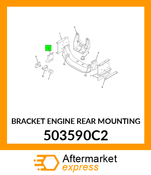 BRACKET ENGINE REAR MOUNTING 503590C2