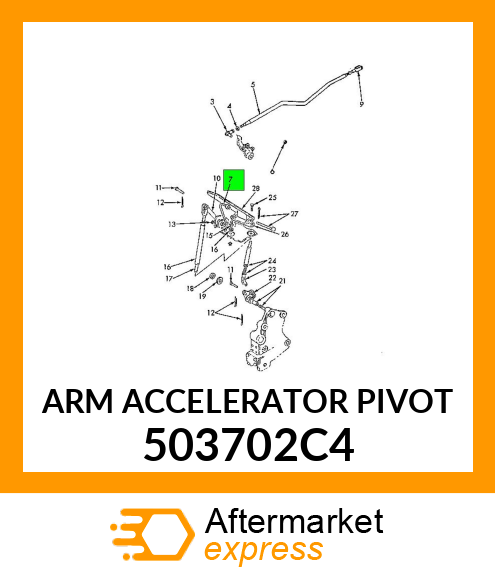 ARM ACCELERATOR PIVOT 503702C4
