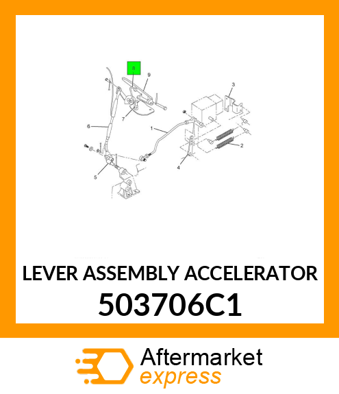 LEVER ASSEMBLY ACCELERATOR 503706C1