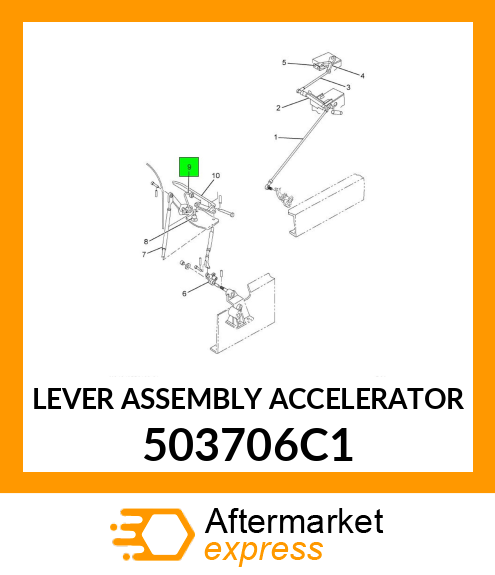 LEVER ASSEMBLY ACCELERATOR 503706C1