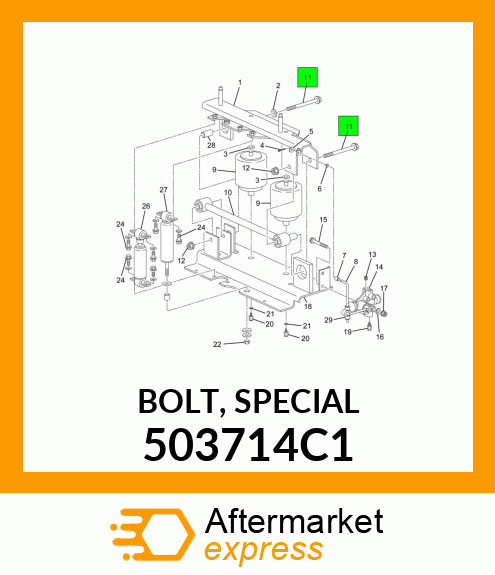 BOLT, SPECIAL 503714C1