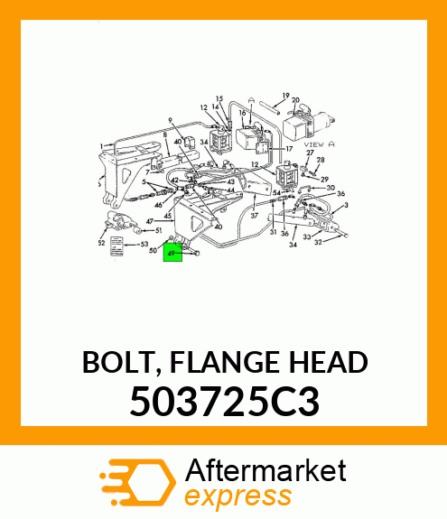 BOLT, FLANGE HEAD 503725C3