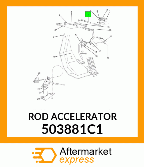 ROD ACCELERATOR 503881C1