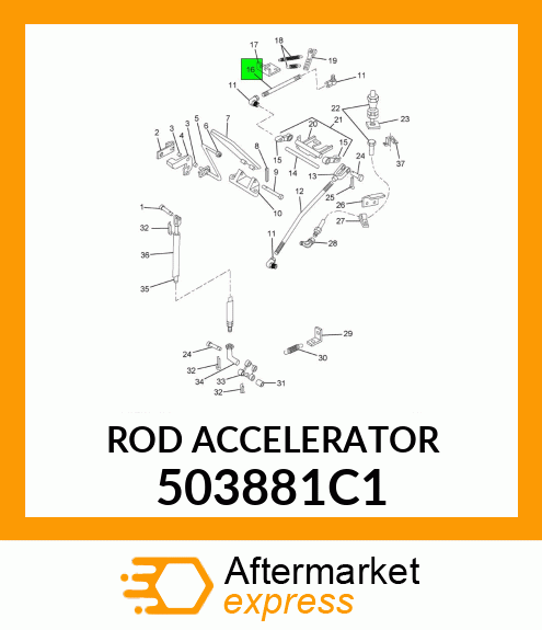 ROD ACCELERATOR 503881C1