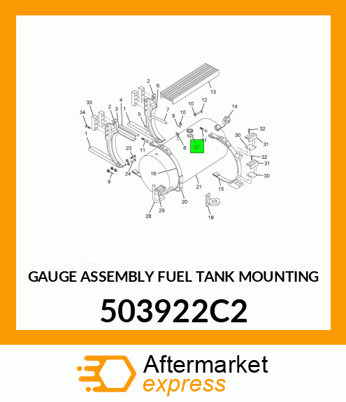 GAUGE ASSEMBLY FUEL TANK MOUNTING 503922C2