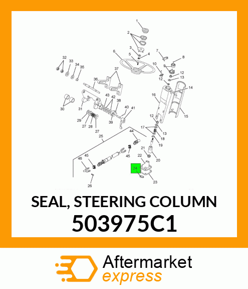 SEAL, STEERING COLUMN 503975C1
