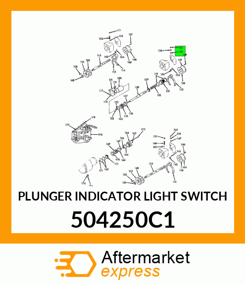 PLUNGER INDICATOR LIGHT SWITCH 504250C1