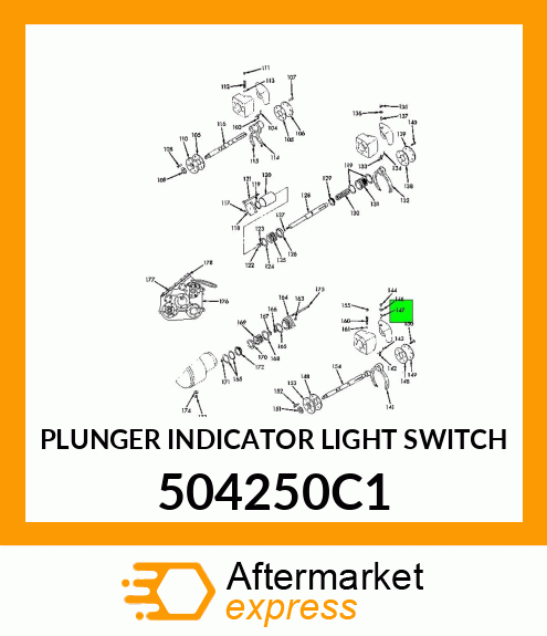 PLUNGER INDICATOR LIGHT SWITCH 504250C1