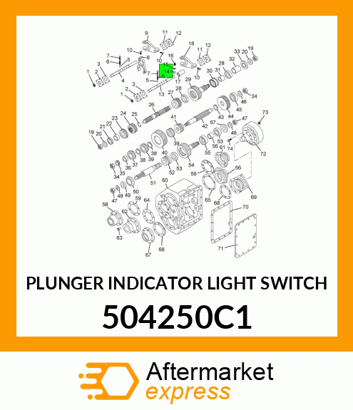 PLUNGER INDICATOR LIGHT SWITCH 504250C1