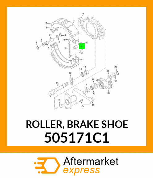 ROLLER, BRAKE SHOE 505171C1