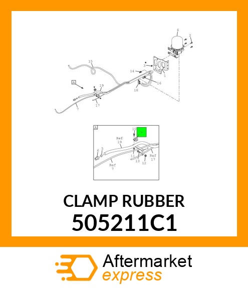 CLAMP RUBBER 505211C1