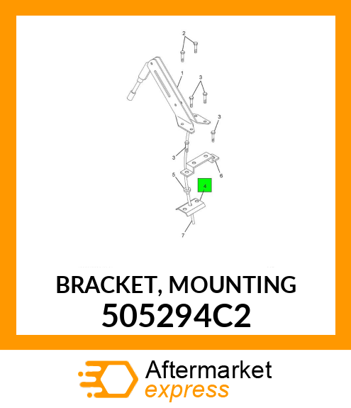 BRACKET, MOUNTING 505294C2