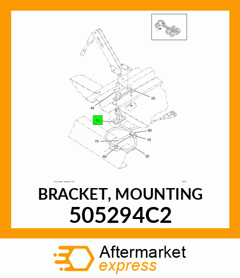 BRACKET, MOUNTING 505294C2