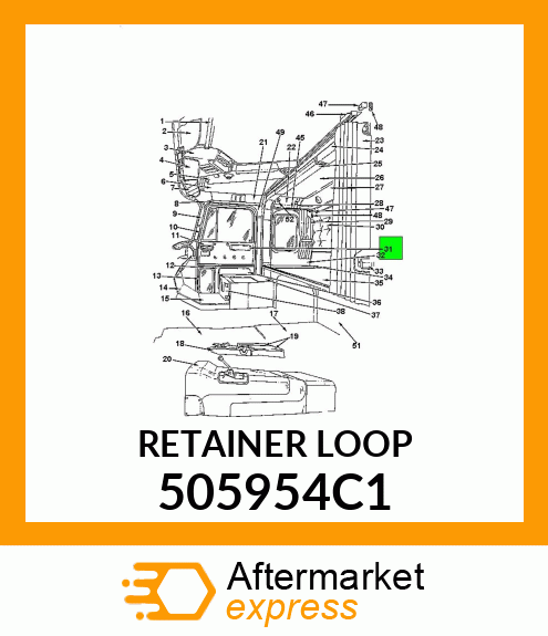 RETAINER LOOP 505954C1