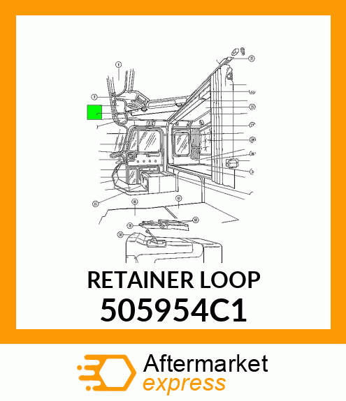 RETAINER LOOP 505954C1