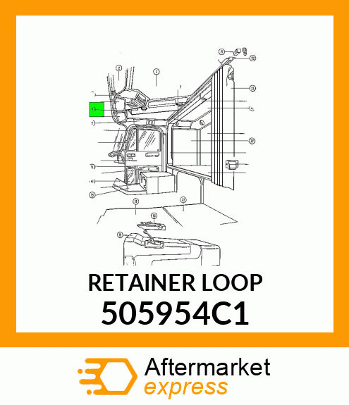 RETAINER LOOP 505954C1