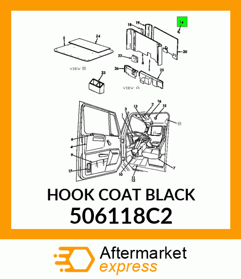 HOOK COAT BLACK 506118C2